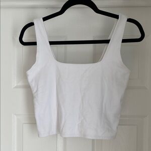 Abercrombie & Fitch White Tank Top
